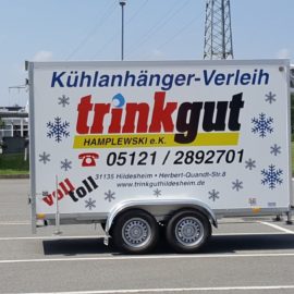 Kühlwagen bzw. Kühlanhänger mieten in Hildesheim bei trinkgut Hildesheim